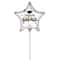 9" Ombre Congrats Grad Star Foil Stick Balloon